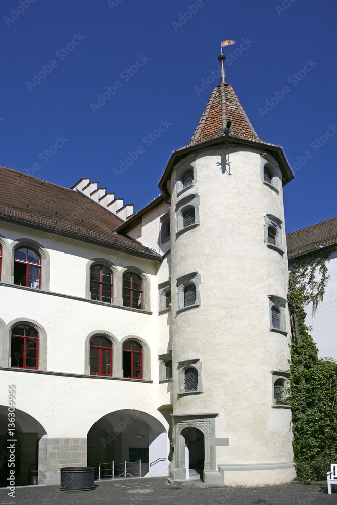 Das historische Rathaus in Konstanz am Bodensee, Baden-Wuerttemberg, Deutschland, Europa