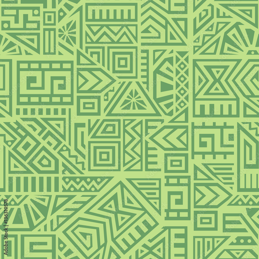 Aztec Vector Seamless Pattern