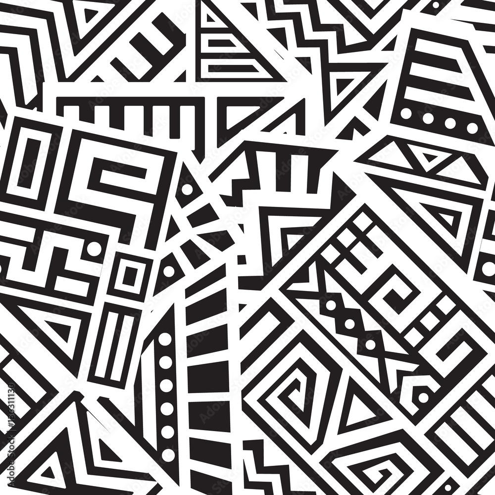 Aztec Vector Seamless Pattern