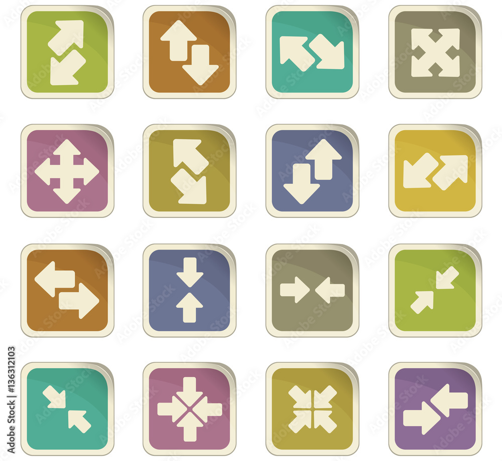 Arrows icons set Arrows icons set