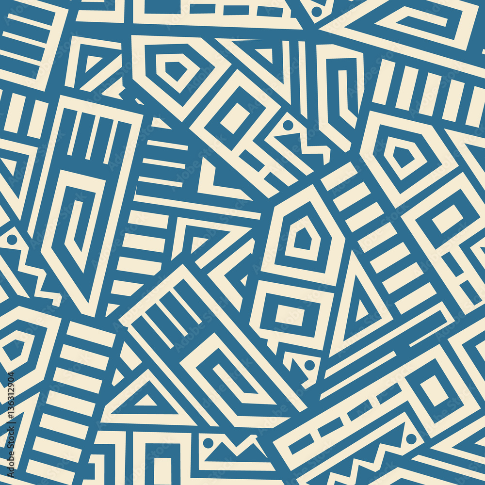 Aztec Vector Seamless Pattern Aztec Vector Seamless Pattern