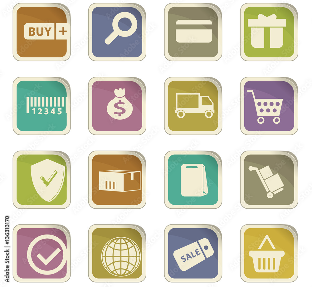 E-commerce icons set E-commerce icons set