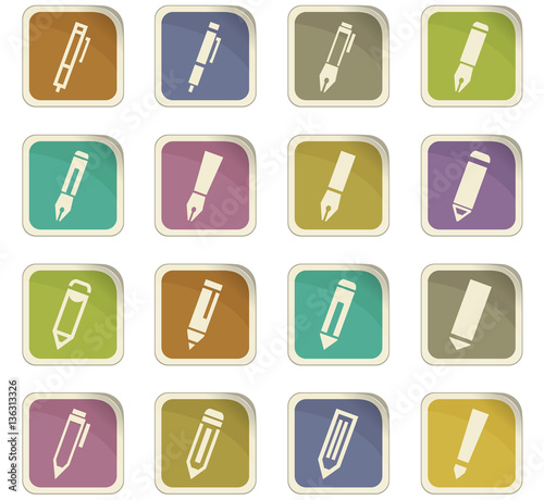 Edit icon set