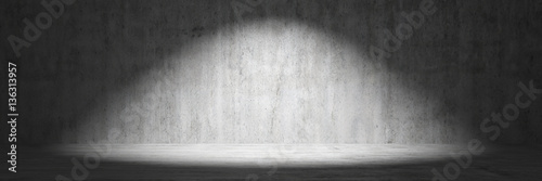 Concrete background with spotlight