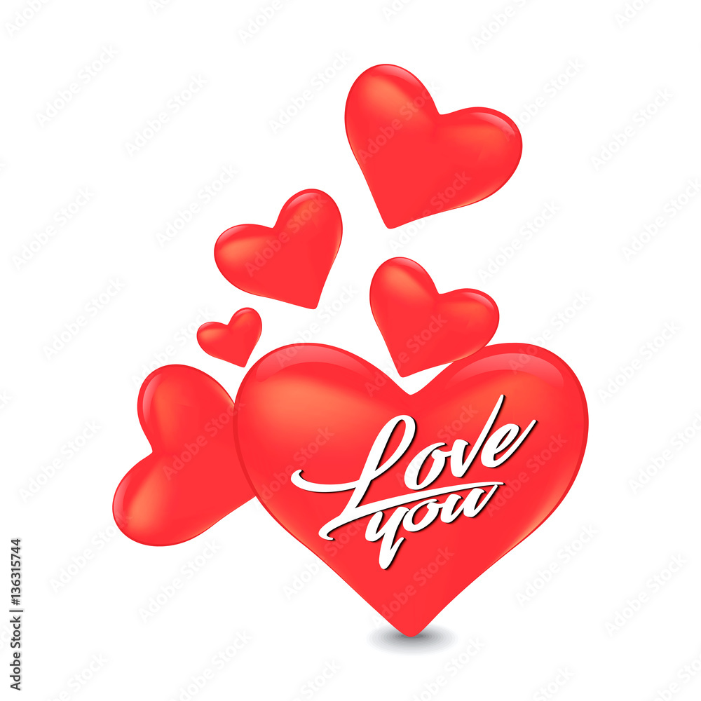 Abstract Valentie;s Day Love Card Design with Embossed Heart sha Abstract Valentie;s Day Love Card Design with Embossed Heart sha