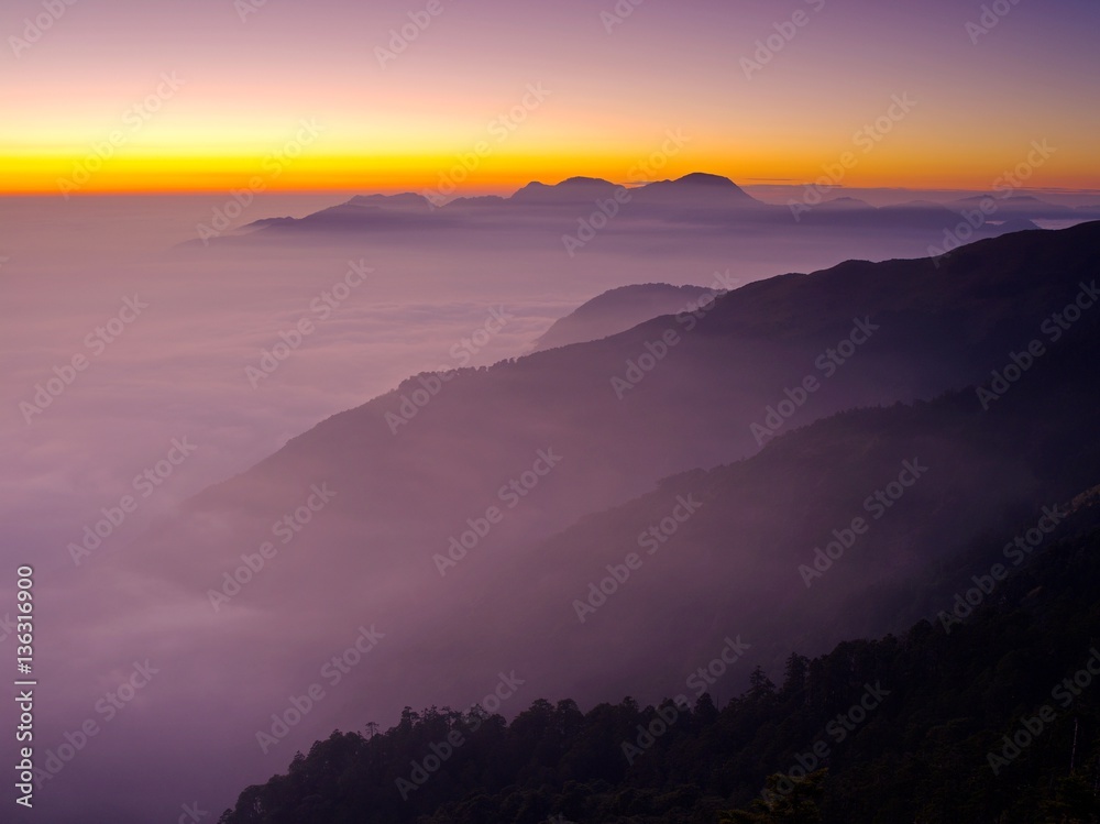 Fototapeta premium Hehuan Mountain