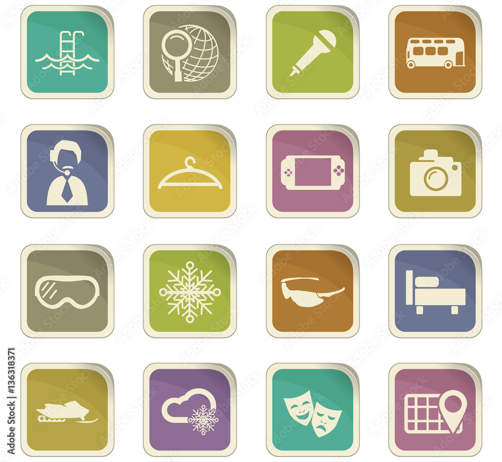 Travel icons set Travel icons set