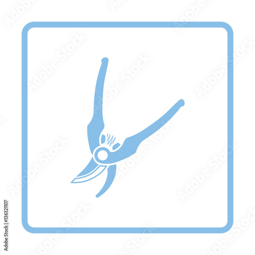 Garden scissors icon