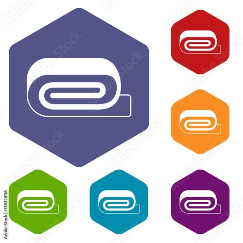 Spa towel icons set Free Download Spa towel icons set - GFXLoad