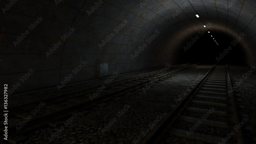 Animated Trip Down a Train Tunnel Animated Trip Down a Train Tunnel