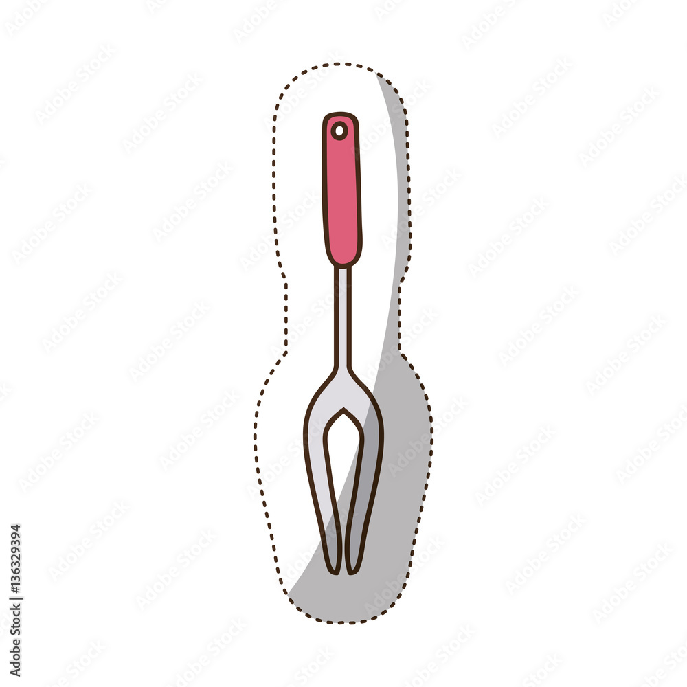 Fototapeta premium Kitchen cooking utensil icon vector illustration graphic design