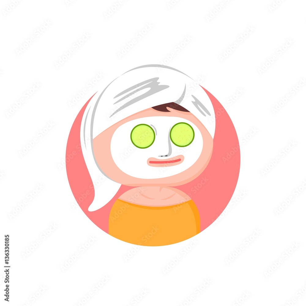 Obraz premium Facial Girl