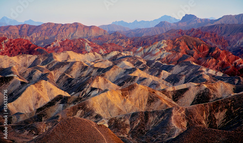 Gansu Zhangye Danxia Geopark in China
