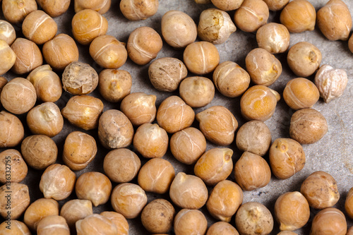 Macro shot of soybeans isolate on a background