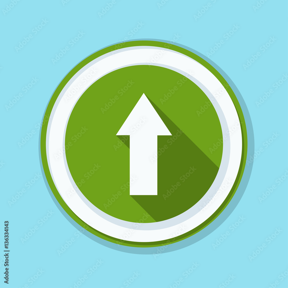 Ahead Up Arrow sign illustration Ahead Up Arrow sign illustration