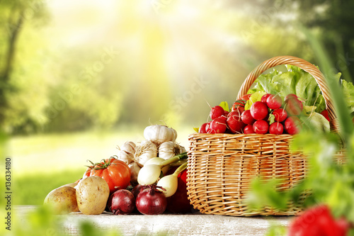 vegetables and spring time 