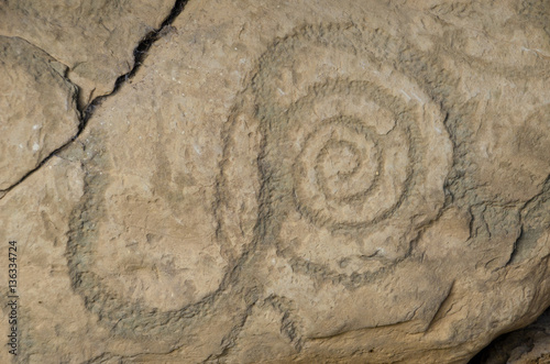 Petrogyph of a Spiral, from Knowth
