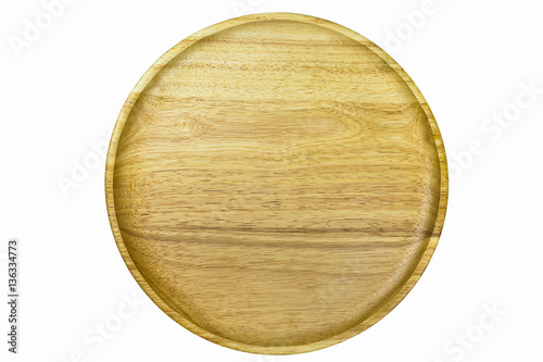 wooden dish isolate