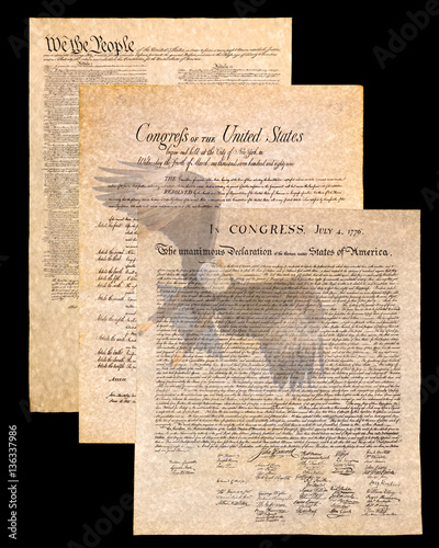 Constitution of the United States,  Bill of Rights and the Decla