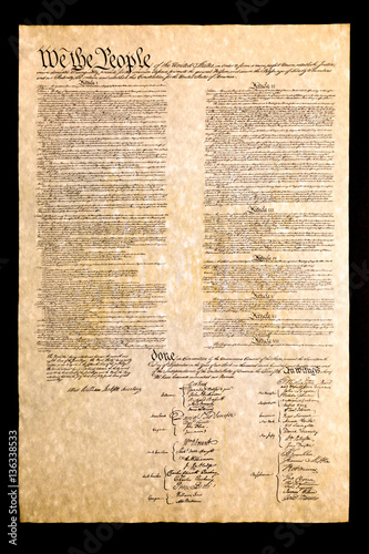 Constitution of the United States photo