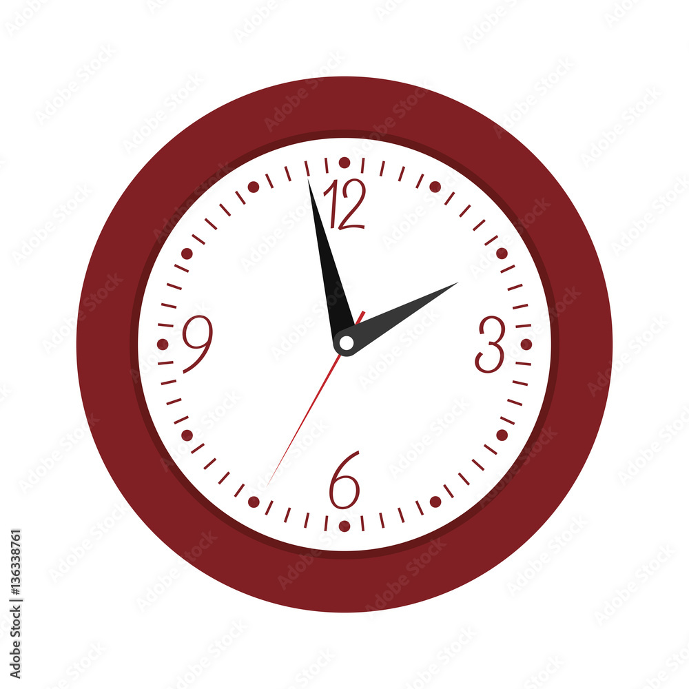wall clock icon image vector illustration design wall clock icon image vector illustration design