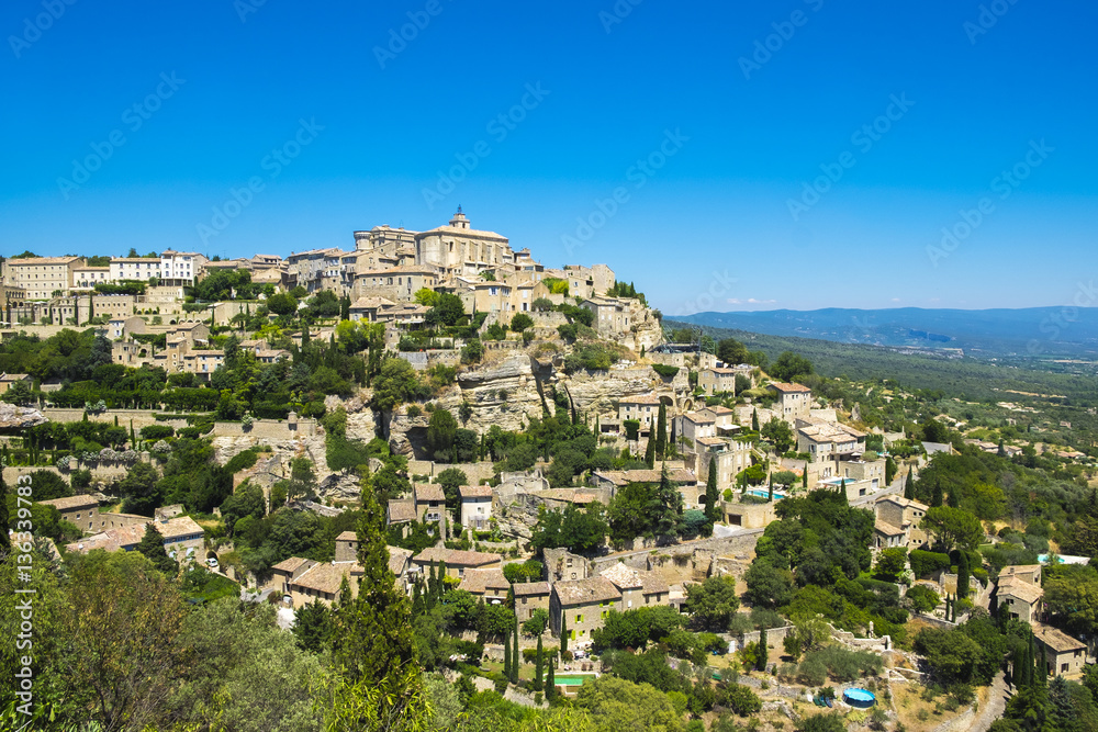 Village of Gordes, one of the most beautiful in the Provence