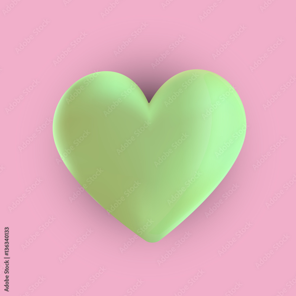 A heart. Valentine's Day. Vector illustration.