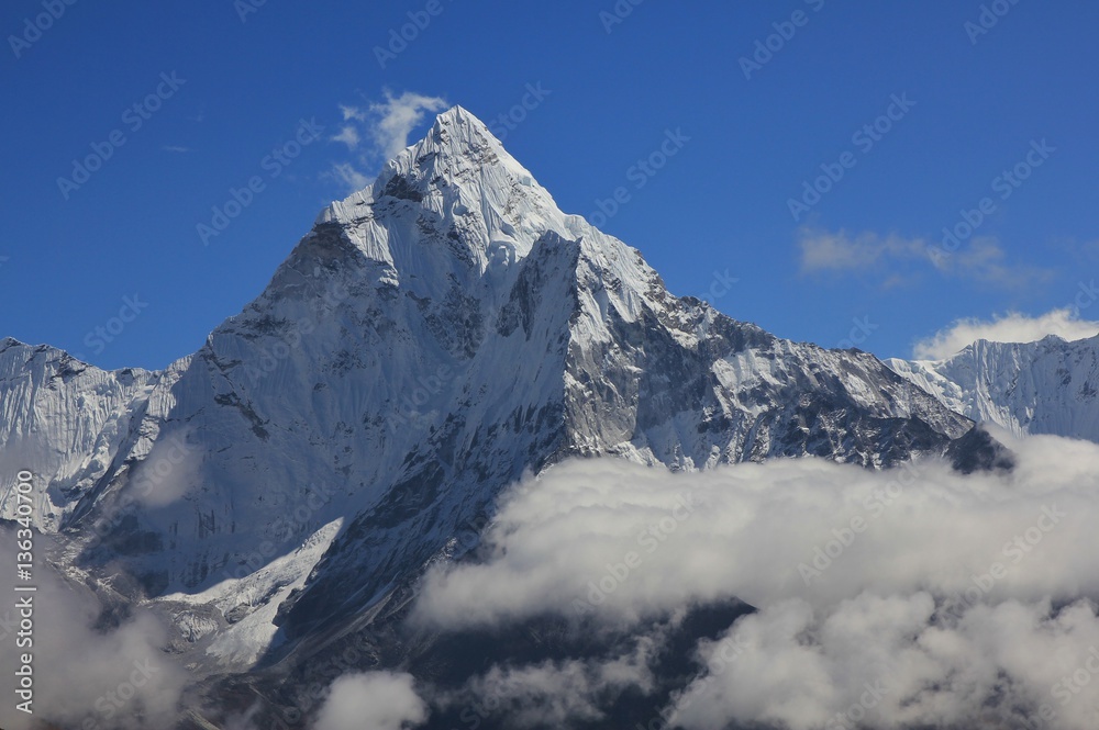 Peak of mount Ama Dablam, Nepal