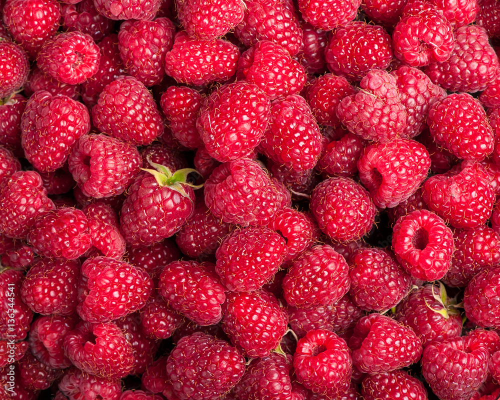 Many sweet fresh raspberry fruit Many sweet fresh raspberry fruit
