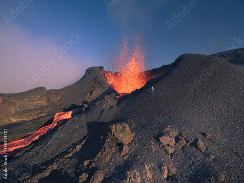 La Fournaise Volcano Blast photo