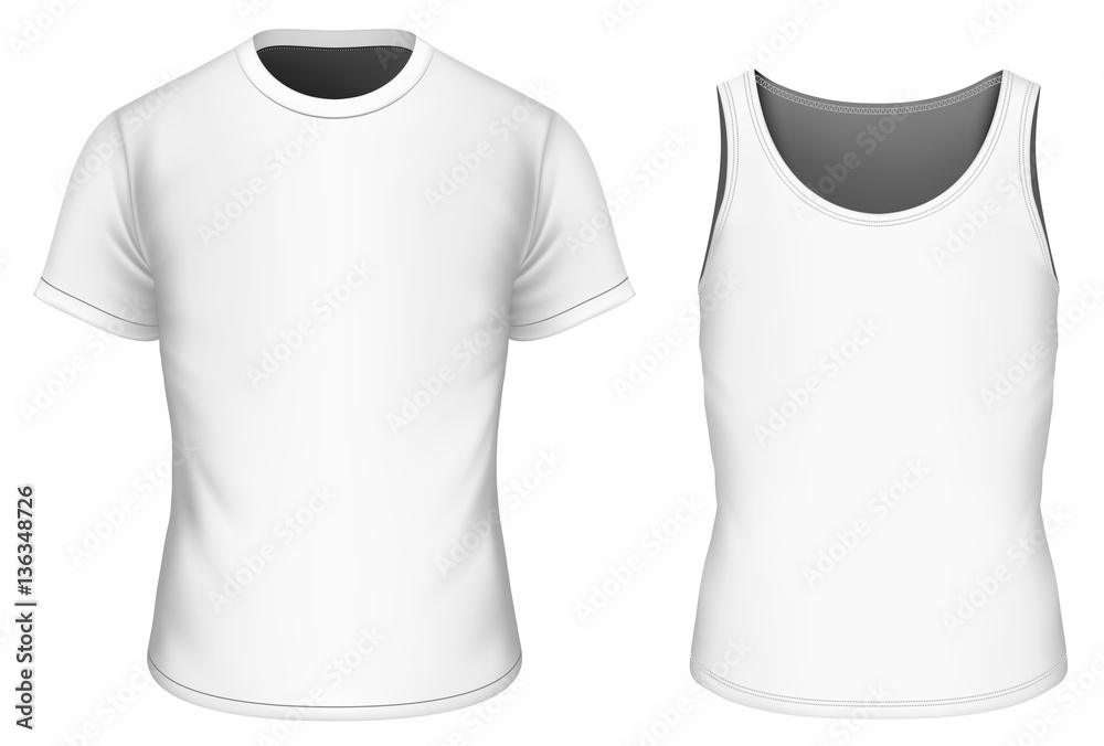 © Eleonora Ivanova - T-shirt and singlet vector illustration