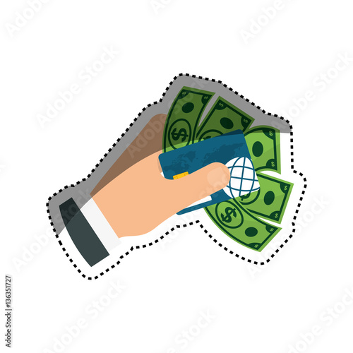 Bank credit card icon vector illustration graphic design
