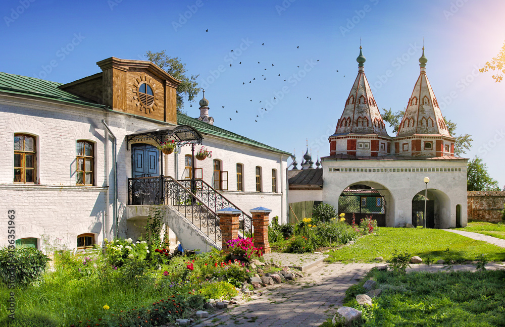 Ризоположенский монастырь Rizopolozhensk - obrazy, fototapety, plakaty 