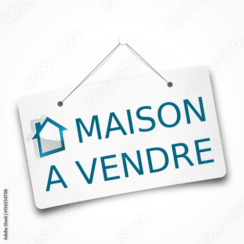 Panneau maison à vendre