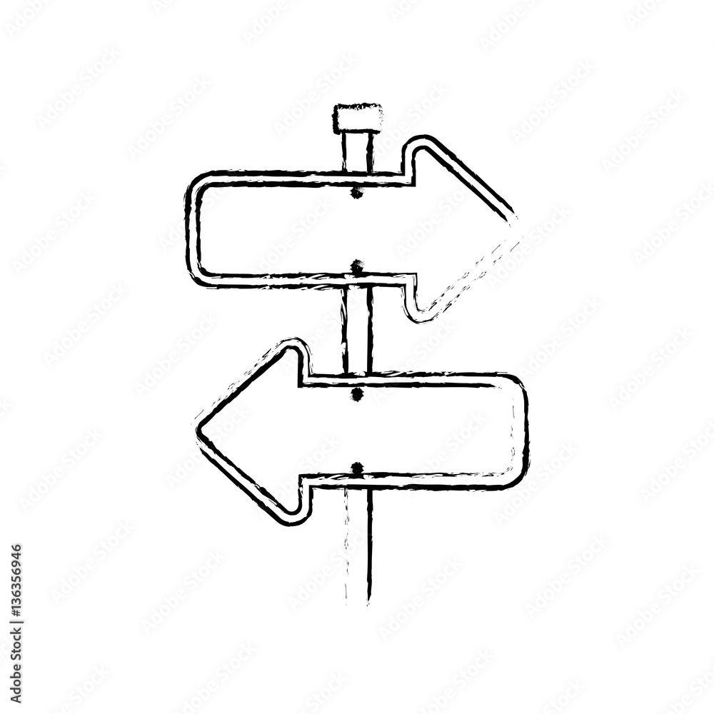 Road sign isolated icon vector illustration graphic design