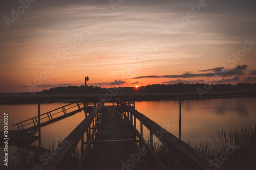 Sunrise in the marsh © Carlene