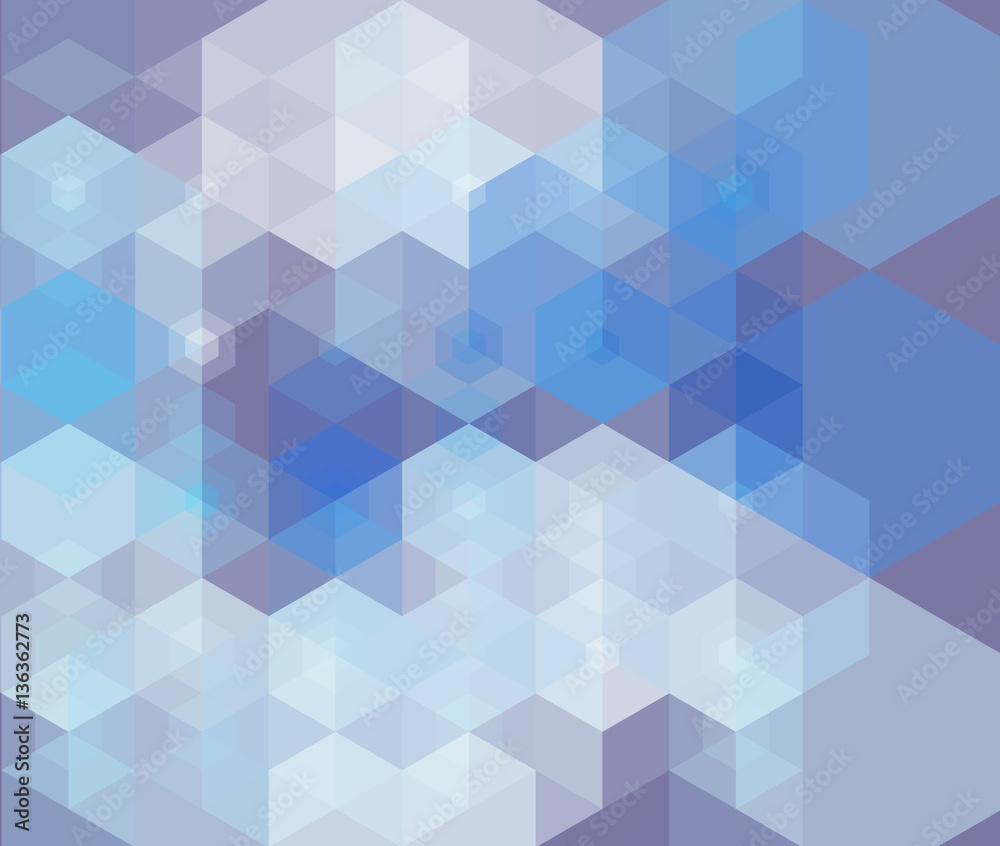 Vector abstract blue lilac background with hexagons Vector abstract blue lilac background with hexagons