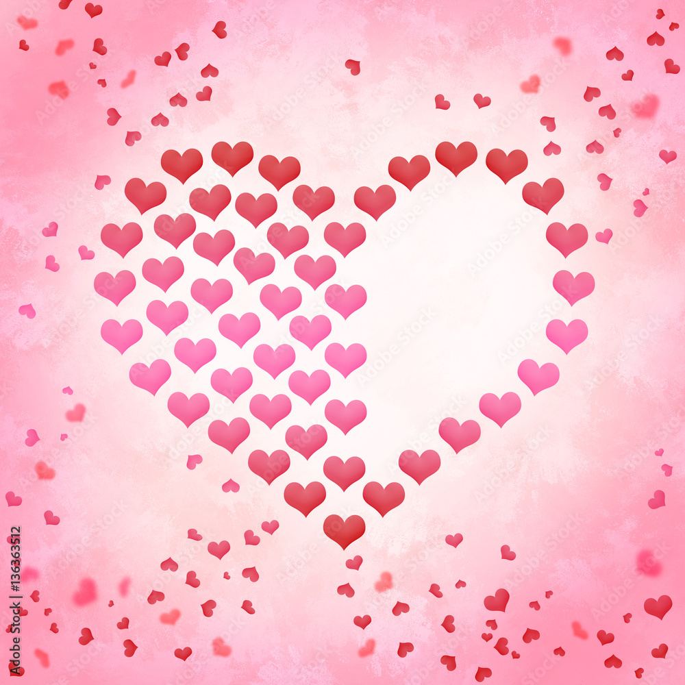 Valentinstag Hintergrund Herzen