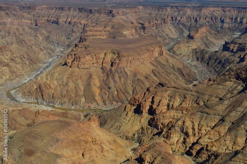 Famous Fish River Canyon in Namibia