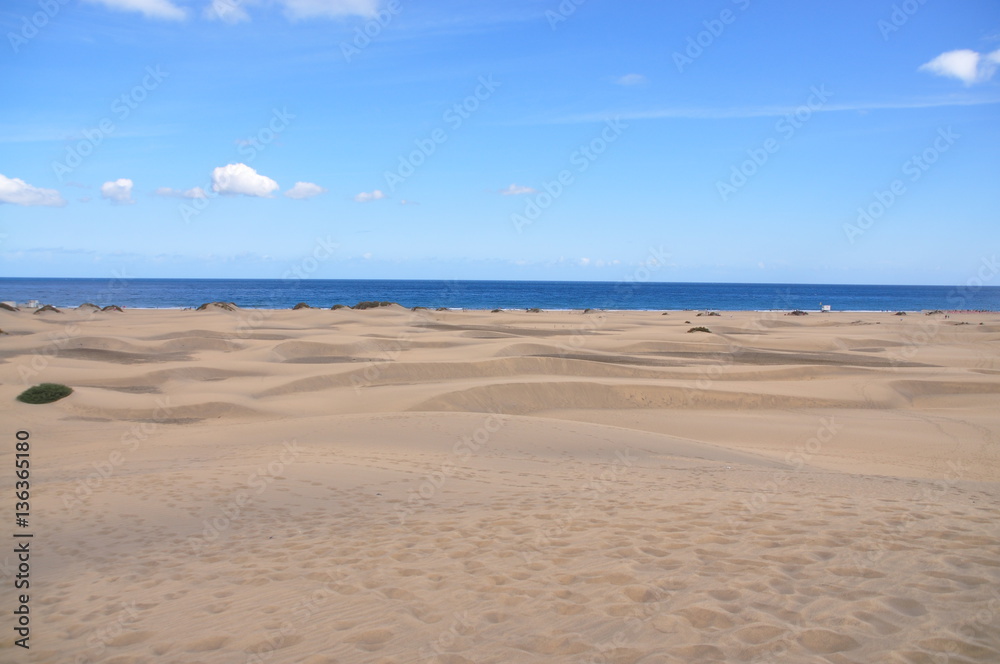 Maspalomas dunes on Gran Canaria