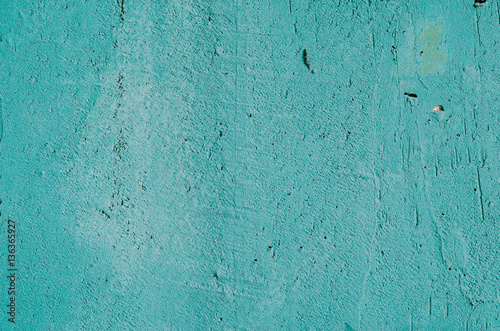 Blue painted concrete wall background