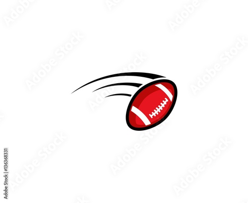 Rugby ball logo