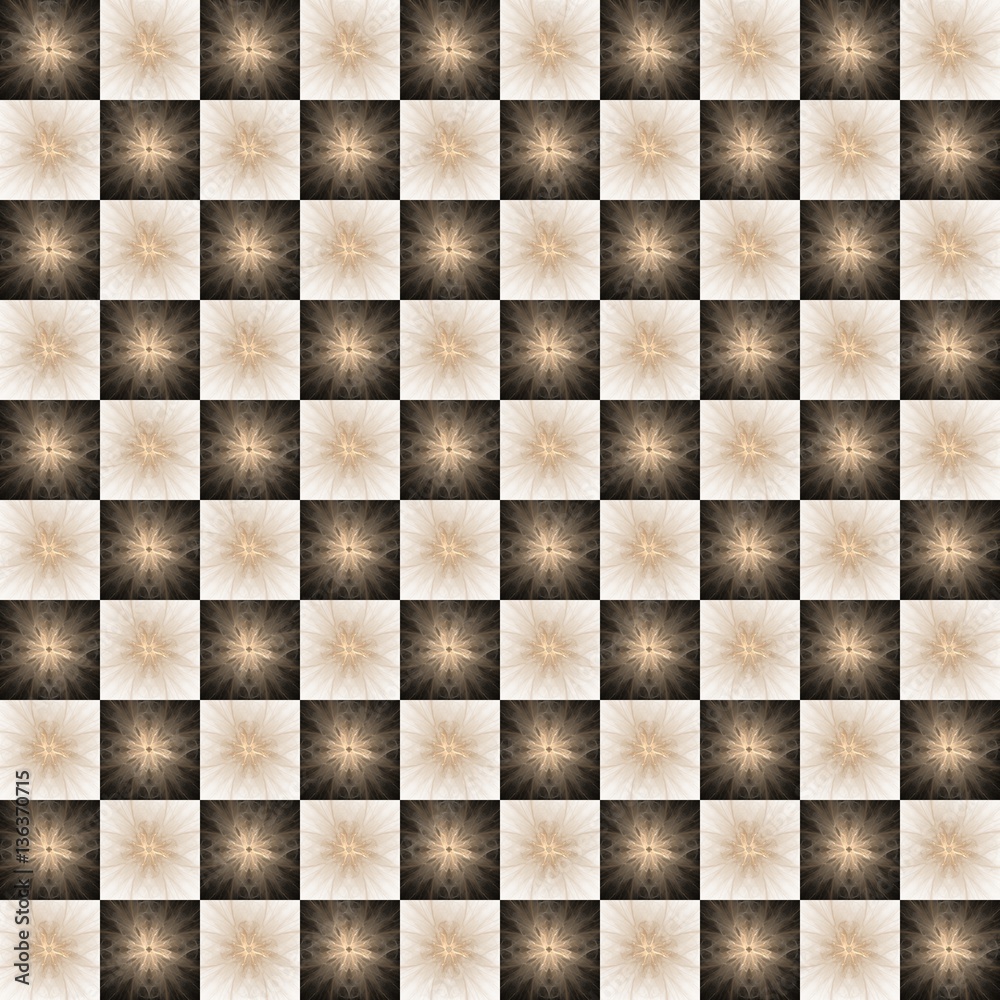Fototapeta premium Texture with 3D rendering abstract fractal pattern