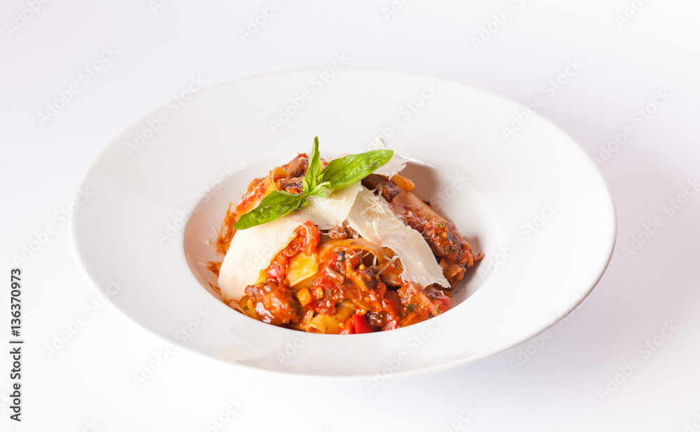 stewed vegetables with cheese stewed vegetables with cheese