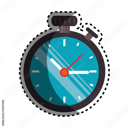 chronometer watch isolated icon vector illustration design