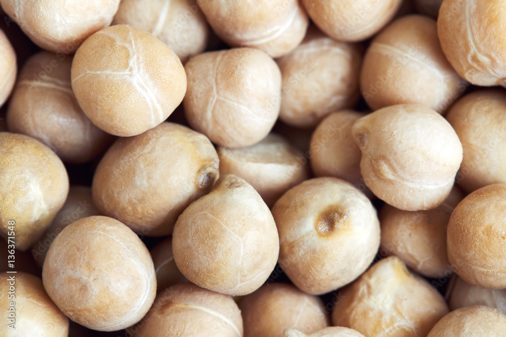 Closeup of chickpeas Closeup of chickpeas