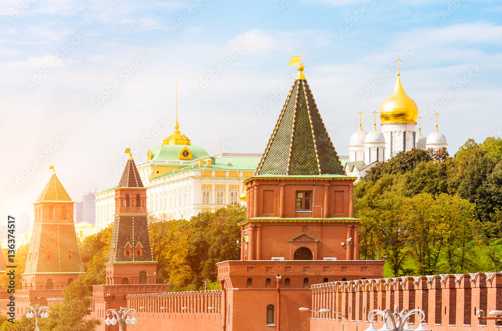 Fototapeta premium Moscow Kremlin wall