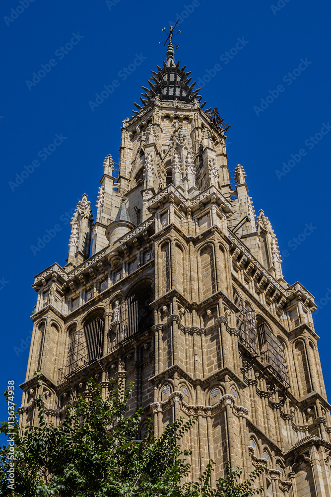 Fototapeta premium Primate Cathedral of Saint Mary of Toledo (1493). Toledo, Spain.