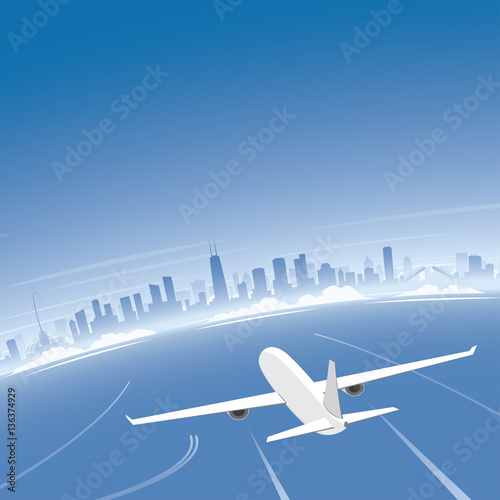 Chicago Skyline Flight Destination