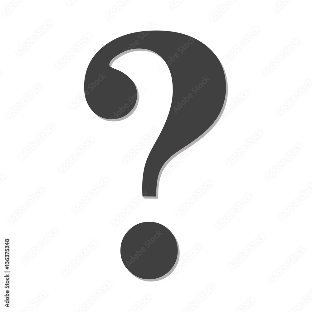 Question mark isolated icon vector illustration design Question mark isolated icon vector illustration design
